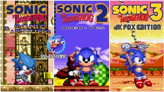 Sand Desert Style in Sonic Trilogy • Sonic Hack [upl. by Perlie93]