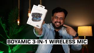 BOYAMIC 2 Person Wireless Mic Unboxing Setup and Sound Test [upl. by Mortimer722]