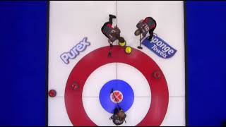 AGITopShots  2024 Scotties Tournament of Hearts  Ontarios Team Homan inhouse split for two [upl. by Park]