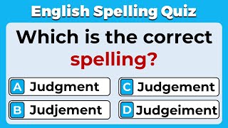 Spelling Quiz  CAN YOU SCORE 2020  Part 36 [upl. by Leirda]