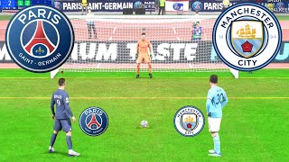 PSG VS MAN CITY  FC 24 PENALTY SHOOTOUT RONALDO VS MESSI  FIFA23 RONALDO MESSI [upl. by Knipe]