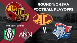 OHSAA Football Playoffs Round 1 Avon Lake Shoremen v Toledo St Francis de Sales Knights [upl. by Raman]