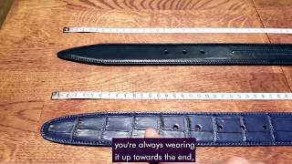 HOW TO ORDER YOUR CORRECT BELT SIZE [upl. by Naujek]