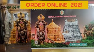 Order Tirumala Tirupati Calendar and Diary 2021 Online [upl. by Riffle]