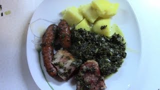 13 Grünkohl mit Mettenden Mini Kohlwurst Kasselernacken und geräucherter Schweinebacke [upl. by Granny]