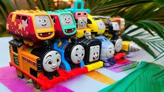 Thomas and Friends Tokyo Maintanance Factory for many unique toys Richannel Train Rainbow Kereta Api [upl. by Aekerly]