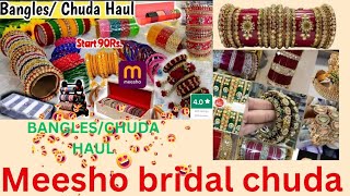 MEESHO quot Bangle Haul 🎊 Designer Bridal AntiqueRoyalRajwadi Bangles Haul under RS200 [upl. by Ennasirk517]