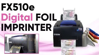 Digital Metallic Foil Label Printer [upl. by Tnahsarp]