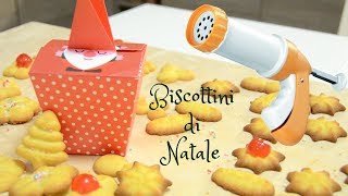 BISCOTTINI DI NATALE CON PISTOLA SPARABISCOTTI [upl. by Ettelrats391]