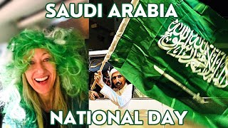 SAUDI ARABIA 2023  AMAZING SAUDI NATIONAL DAY CELEBRATION 🇸🇦 اليوم الوطني السعودي 93 [upl. by Reinold]