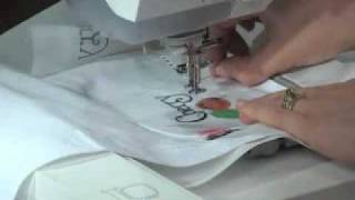 Learn how to place embroidery designs perfectly on a table runner embroidery blank [upl. by Laamaj]