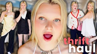 The best thrift haul ever  haul and try on  Rita Eve Aldridge [upl. by Adnuhser76]