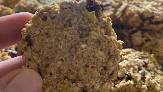 GALLETAS FÁCILES DE AVENA CON MANZANA SIN AZÚCAR [upl. by Nirda]