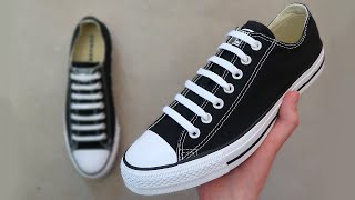 HOW TO BAR LACE CONVERSE BEST WAY [upl. by Oran]