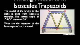 Isosceles Trapezoid Theorem [upl. by Kilah]