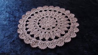 How to Crochet 22 Doily Pattern 719│by ThePatternFamily [upl. by Sheeran199]