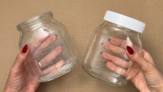 Dont Throw Glass Jars Great Recycling Idea [upl. by Madson]