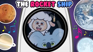 Blast off into Space  Flying on a Rocket Ship  Kids Songs  Playful Cartoons [upl. by Grannie]