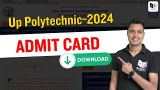 UP Polytechnic Admit Card 2024 Hall Ticket Download jeecupadmissionsnicin [upl. by Aletha]