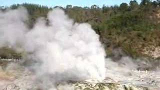 New Zealands Largest Geyser Rotorua [upl. by Standush]