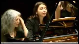 Martha Argerich Cristina Marton Debussy Petite Suite 17 06 2013 [upl. by Vaenfila698]