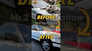 The 1989 Honda CRX Restoration Process  Old car restoration restoration shorts cars restore [upl. by Crutcher]