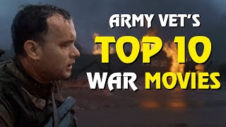 Veterans Top 10 War Movies [upl. by Blondie]