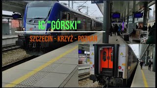 Rearview SZCZECIN  KRZYŻ  POZNAŃ  IC 83100 quotGórskiquot 03032023 [upl. by Yllas367]