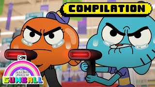 Gumball and Darwin Having Another Funny Day  3Hour Mega Marathon  Cartoon Network [upl. by Tench823]