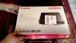 Canon CanoScan Lide 120 Unboxing [upl. by Yerkovich454]