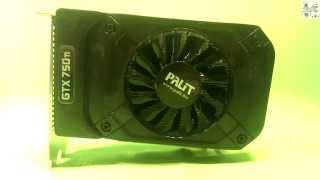 PALIT GTX 750 Ti StormX OC  unboxing short overview Взгляд потребителя [upl. by Darbee145]