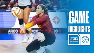 USC at Rutgers  Highlights  Big Ten Volleyball  10202024 [upl. by Selyn]