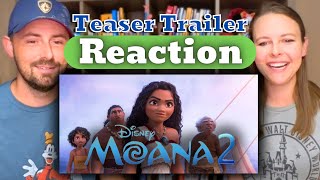 Moana 2  Teaser Trailer Reaction  Disney Movie Sequel [upl. by Isnam]