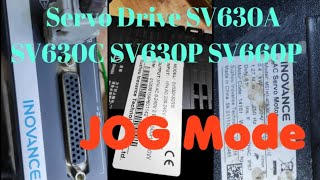 Inovance Servo Drive SV630A SV630C SV630P SV660P JOG Mode Testing जोग मोड पैरामीटर्स सेटिंग कैसे करे [upl. by Miran532]