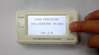 수평기IM2DW High Precision 2Axis Digital Electronic Inclinometer [upl. by Ecnedurp]