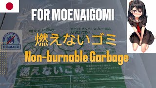 EXPLORING WHAT YOU PUT IN NONBURNABLE GARBAGE 燃えないゴミ MOENAIGOMI IN JAPAN japan livinginjapan [upl. by Sldney302]