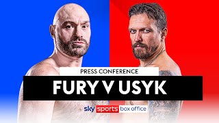 TYSON FURY VS OLEKSANDR USYK  Live Press Conference [upl. by Airegin]