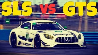 GT SPORT  RIVALS  Mercedes SLS GT3 vs AMG GT3 [upl. by Yxel]