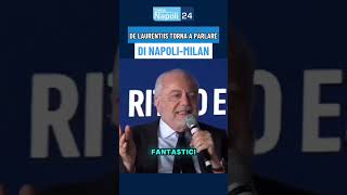 De Laurentiis torna a parlare di NapoliMilan 04 😱 [upl. by Arataj]