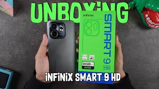 CHIPSET BARU LAGI  UNBOXING INFINIX SMART 9 HD Indonesia [upl. by Eciuqram]