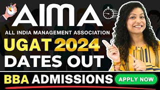 🔥AIMA UGAT Application Form BBA OUT UGAT BBA Admissions 2024 Best BBA Colleges bba ugat viral [upl. by Nobe]