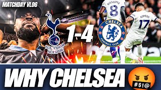 I CAN’T BELIEVE THIS WHY CHELSEA 🤬 Tottenham 14 Chelsea EXPRESSIONS MATCH DAY VLOG [upl. by Eilyr]