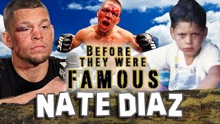 NATE DIAZ  Before They Were Famous  UFC [upl. by Berns629]