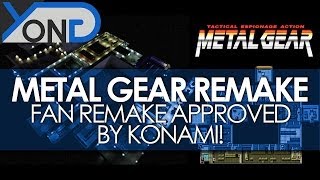 Metal Gear Remake  Fan Remake Approved by Konami [upl. by Sammie]