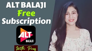 ALT BALAJI Subscription Free  ALT BALAJI Redeem Coupon Code  ALT BALAJI Free 2022  In Hindi [upl. by Laurie510]