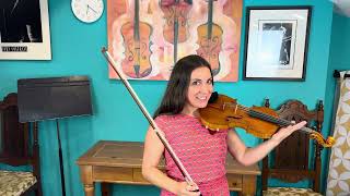 How to Play Violin Lesson 1 pinkie pushup windmill and open string exercise [upl. by Marpet]