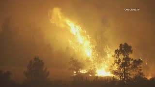 California Wildfires Park Fire near Chico explodes overnight as evacuations expand in Butte Tehama [upl. by Cianca393]