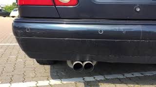 MercedesBenz E430 W210  Custom Exhaust Setup  V8 Sound [upl. by Reibaj]