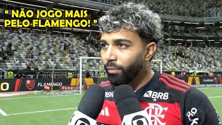 GABIGOL SE DESPEDE DO FLAMENGO EM ENTREVISTA APÓS FINAL DA COPA DO BRASIL [upl. by Leeth]