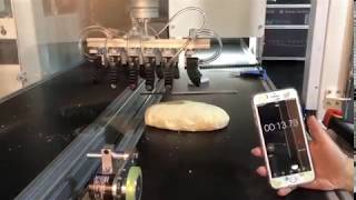 Robot Soft Gripperdough grab speed test [upl. by Elagibba649]